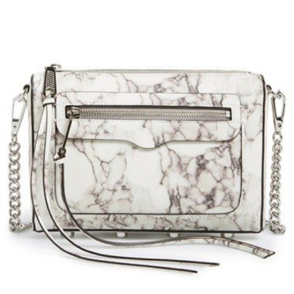 Rebecca Minkoff Avery Crossbody Bag in Marble Print